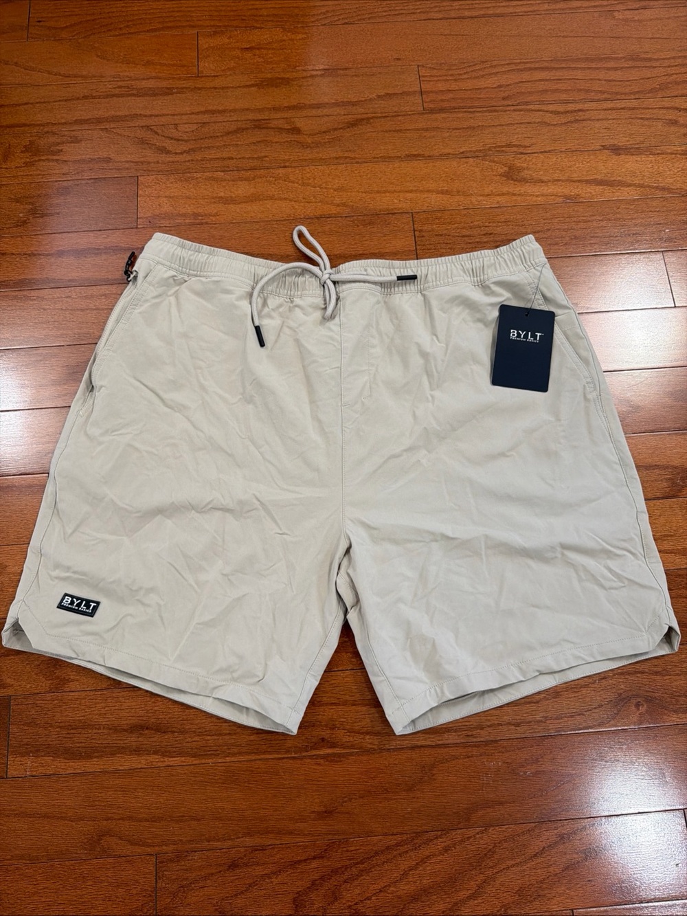 NWT BYLT Premium Basics BIOS Short Men’s 3XL White 7” Inseam Performance